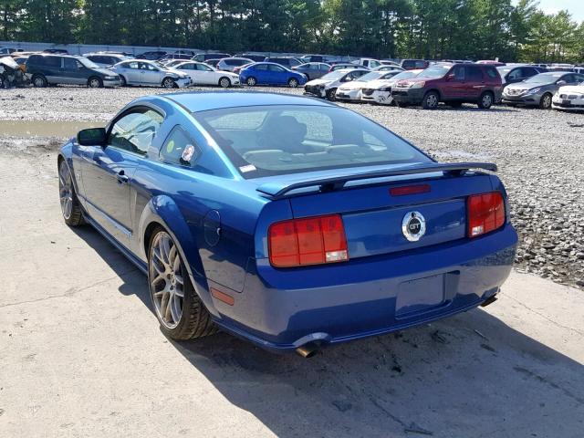 1ZVFT82H365227582 - 2006 FORD MUSTANG GT BLUE photo 3