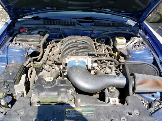 1ZVFT82H365227582 - 2006 FORD MUSTANG GT BLUE photo 7