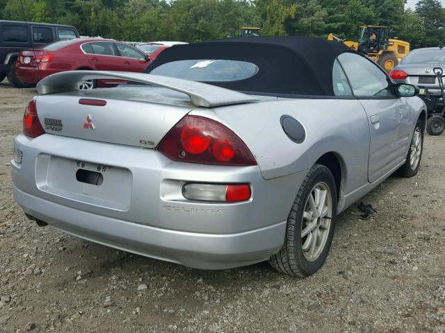 4A3AE45G61E141448 - 2001 MITSUBISHI ECLIPSE SP SILVER photo 4