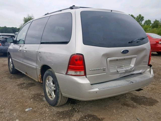 2FMZA52274BA66142 - 2004 FORD FREESTAR S SILVER photo 3