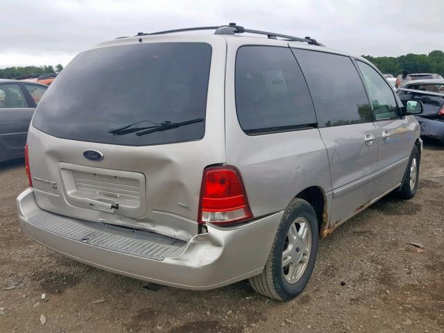 2FMZA52274BA66142 - 2004 FORD FREESTAR S SILVER photo 4