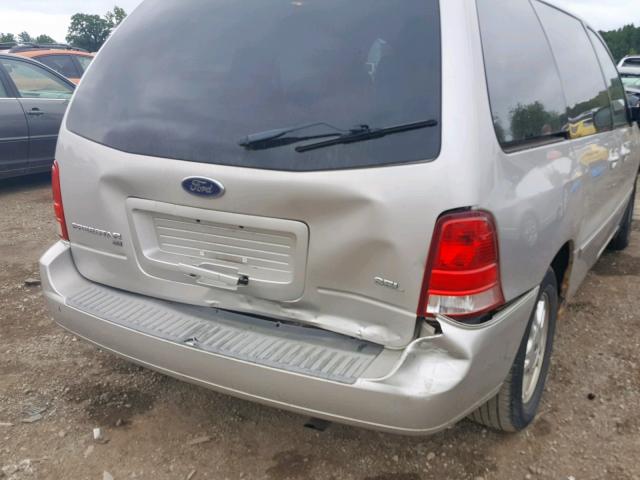 2FMZA52274BA66142 - 2004 FORD FREESTAR S SILVER photo 9