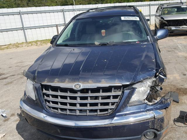 2A8GM68X77R114836 - 2007 CHRYSLER PACIFICA T BLUE photo 7