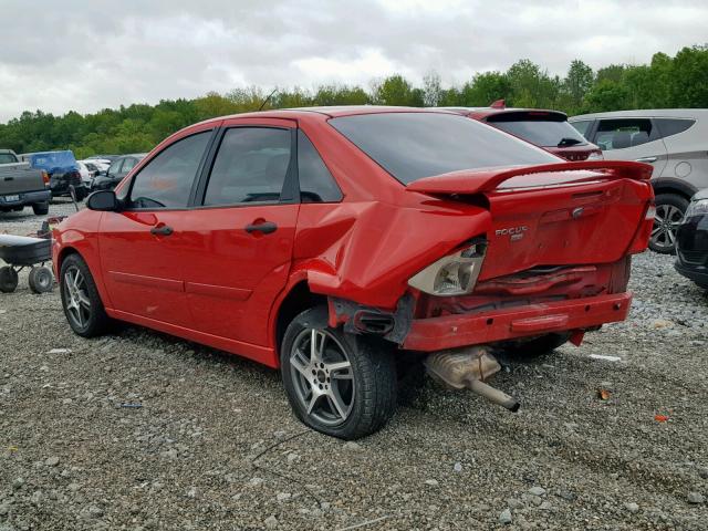 1FAFP34NX7W137067 - 2007 FORD FOCUS ZX4 RED photo 3