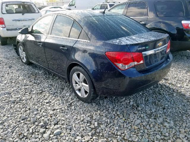 1G1P75SZ8E7336716 - 2014 CHEVROLET CRUZE BLUE photo 3