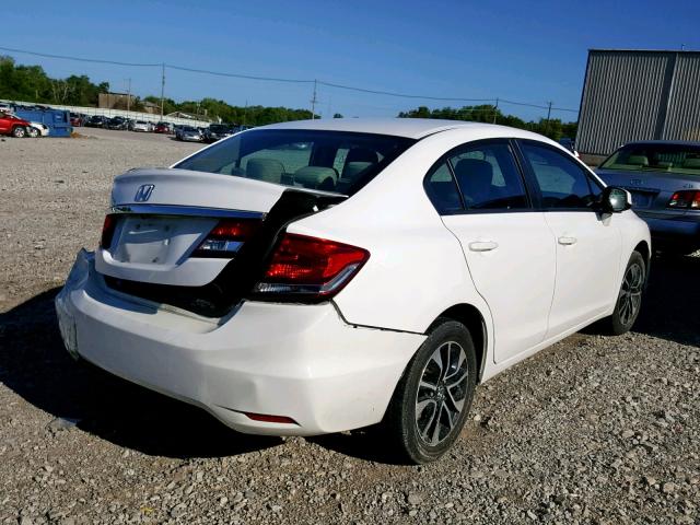 19XFB2F84DE094118 - 2013 HONDA CIVIC EX WHITE photo 4