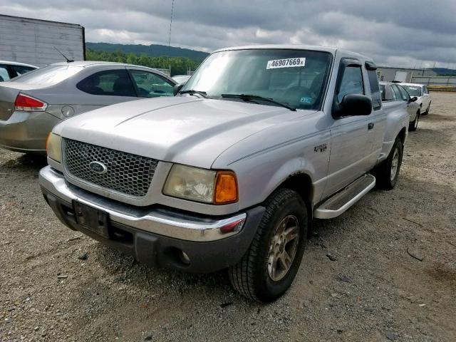 1FTZR45E42PA72743 - 2002 FORD RANGER SUP GRAY photo 2