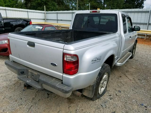 1FTZR45E42PA72743 - 2002 FORD RANGER SUP GRAY photo 4