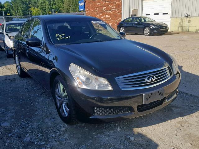 JNKCV61E99M302614 - 2009 INFINITI G37 BASE BLACK photo 1