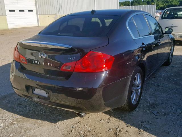 JNKCV61E99M302614 - 2009 INFINITI G37 BASE BLACK photo 4