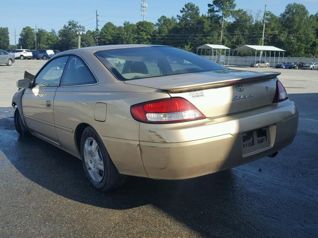 2T1CG22P71C527507 - 2001 TOYOTA CAMRY SOLA GOLD photo 3