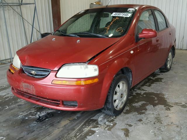 KL1TD52675B459402 - 2005 CHEVROLET AVEO BASE Qırmızı foto 2