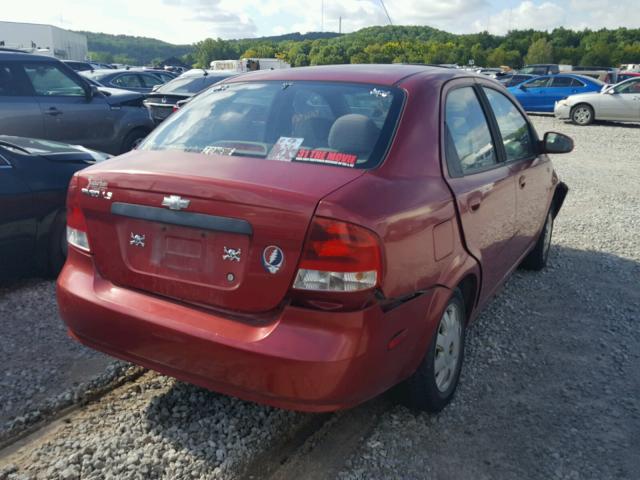 KL1TD52675B459402 - 2005 CHEVROLET AVEO BASE Qırmızı foto 4