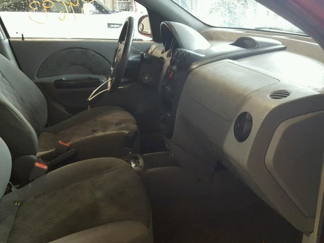 KL1TD52675B459402 - 2005 CHEVROLET AVEO BASE Qırmızı foto 5