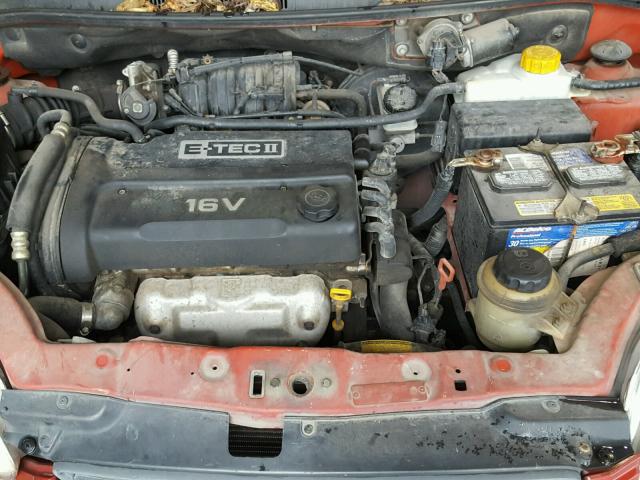 KL1TD52675B459402 - 2005 CHEVROLET AVEO BASE Qırmızı foto 7