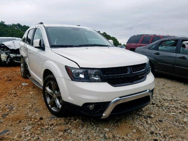 3C4PDCGB1GT234074 - 2016 DODGE JOURNEY CR WHITE photo 1