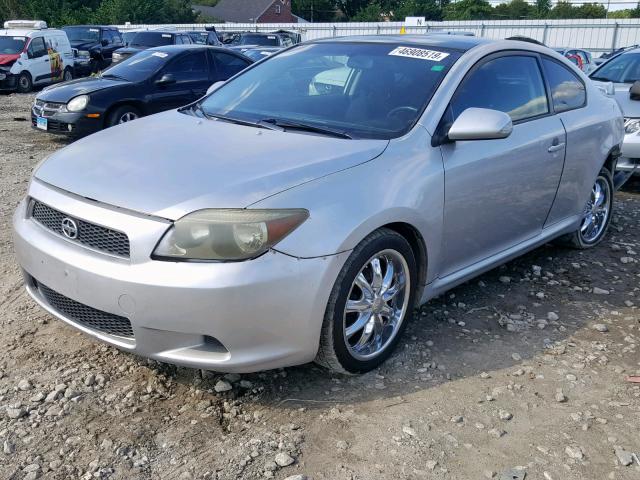 JTKDE177460095854 - 2006 TOYOTA SCION TC ნაცრისფერი ფოტო 2