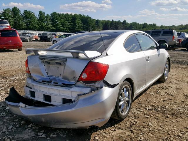 JTKDE177460095854 - 2006 TOYOTA SCION TC ნაცრისფერი ფოტო 4