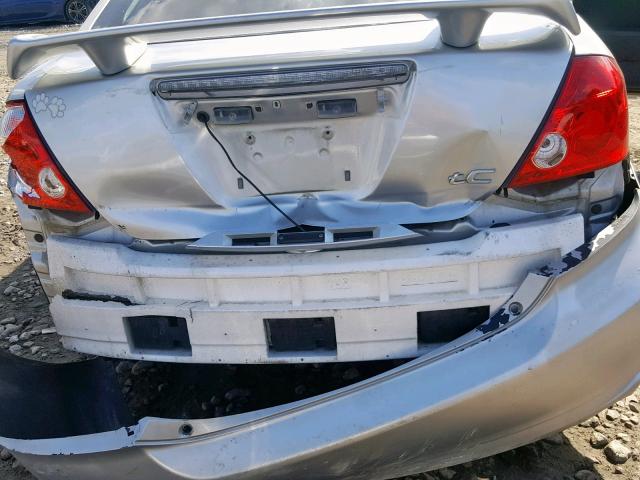 JTKDE177460095854 - 2006 TOYOTA SCION TC ნაცრისფერი ფოტო 9