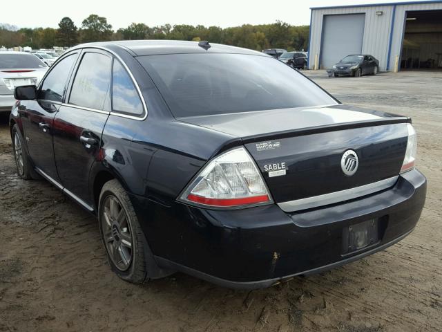 1MEHM42W38G612615 - 2008 MERCURY SABLE PREM BLACK photo 3