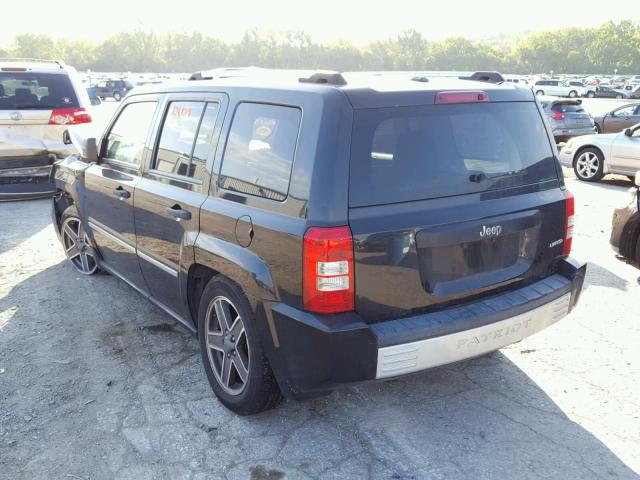 1J4FT48BX9D154505 - 2009 JEEP PATRIOT LI BLACK photo 3