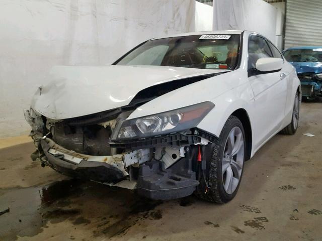 1HGCS2B87CA006139 - 2012 HONDA ACCORD EXL WHITE photo 2