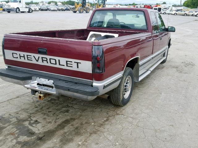 1GCGC29F3PE124673 - 1993 CHEVROLET GMT-400 C2 RED photo 4