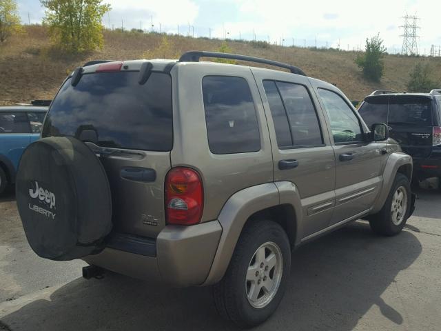 1J4GL58K24W279375 - 2004 JEEP LIBERTY LI GOLD photo 4