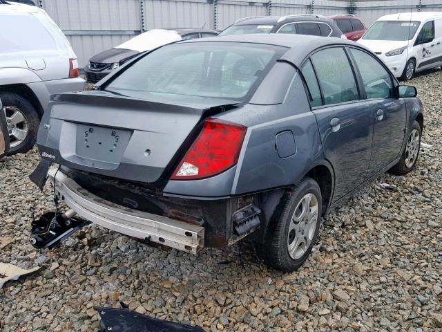 1G8AJ54F04Z211367 - 2004 SATURN ION LEVEL GRAY photo 4