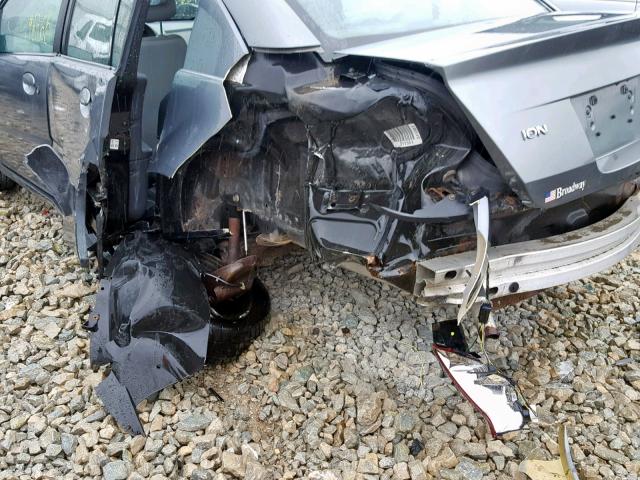 1G8AJ54F04Z211367 - 2004 SATURN ION LEVEL GRAY photo 9