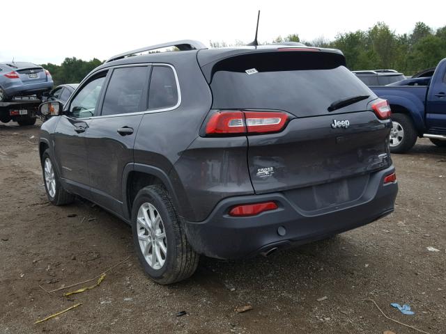 1C4PJLCB3HW661850 - 2017 JEEP CHEROKEE L CHARCOAL photo 3