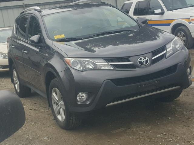 2T3WFREV5DW036575 - 2013 TOYOTA RAV4 XLE GRAY photo 1