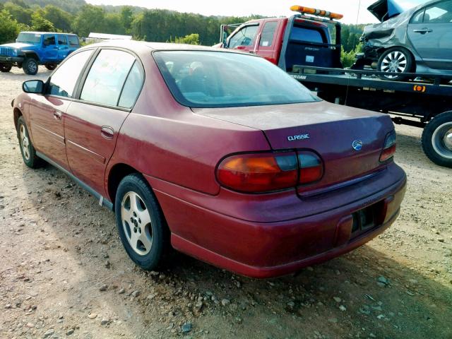 1G1ND52FX4M556106 - 2004 CHEVROLET CLASSIC RED photo 3