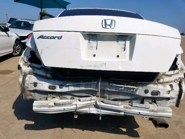 1HGCP2F47AA101337 - 2010 HONDA ACCORD LXP WHITE photo 9