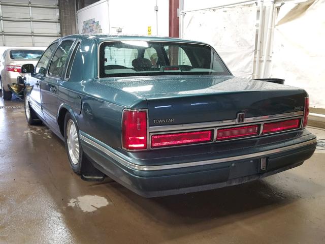 1LNLM82WXTY667371 - 1996 LINCOLN TOWN CAR S GREEN photo 3