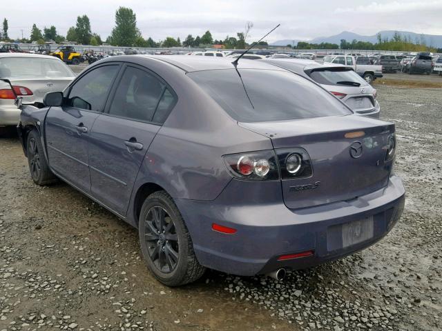 JM1BK123171656048 - 2007 MAZDA 3 S BLUE photo 3