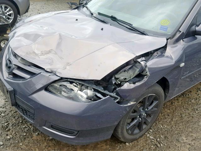 JM1BK123171656048 - 2007 MAZDA 3 S BLUE photo 9