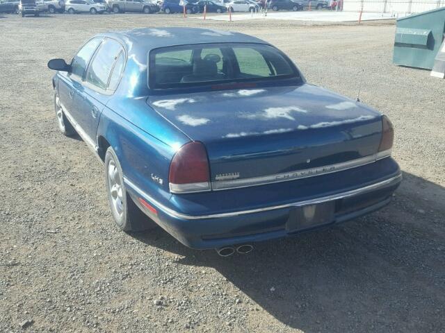 2C3HC56F1SH536042 - 1995 CHRYSLER LHS BLUE photo 3