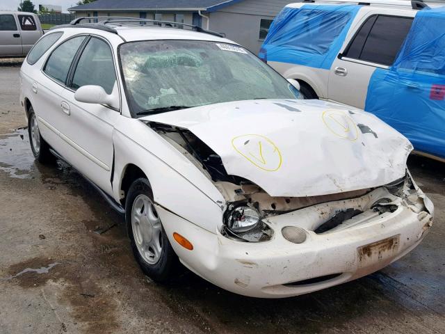 1FALP57U0VA167741 - 1997 FORD TAURUS GL WHITE photo 1