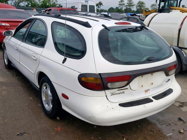 1FALP57U0VA167741 - 1997 FORD TAURUS GL WHITE photo 3