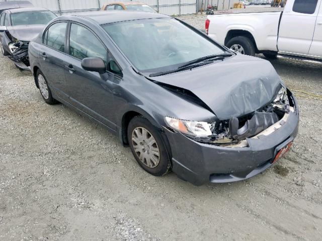 2HGFA16349H528617 - 2009 HONDA CIVIC VP GRAY photo 1