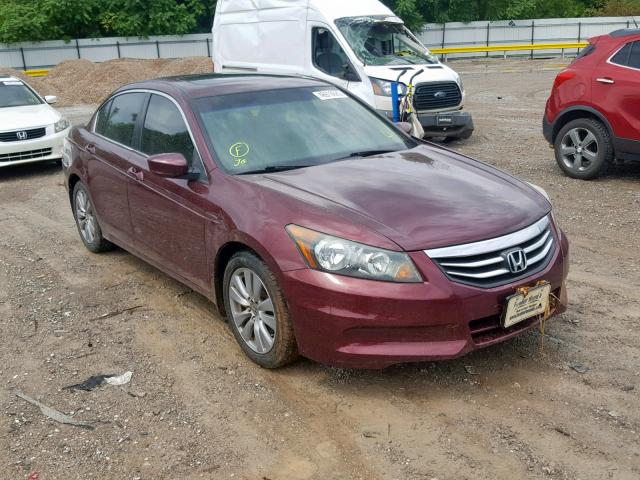 1HGCP2F8XCA085317 - 2012 HONDA ACCORD EXL MAROON photo 1