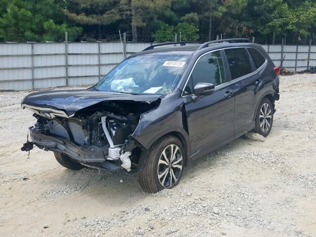 JF2SKAUC9KH478579 - 2019 SUBARU FORESTER L GRAY photo 2