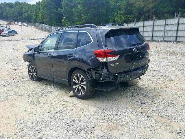 JF2SKAUC9KH478579 - 2019 SUBARU FORESTER L GRAY photo 3