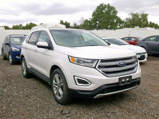 2FMPK4K99HBC10338 - 2017 FORD EDGE TITAN WHITE photo 1