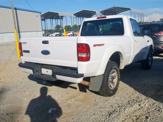 1FTYR10U56PA68439 - 2006 FORD RANGER WHITE photo 4