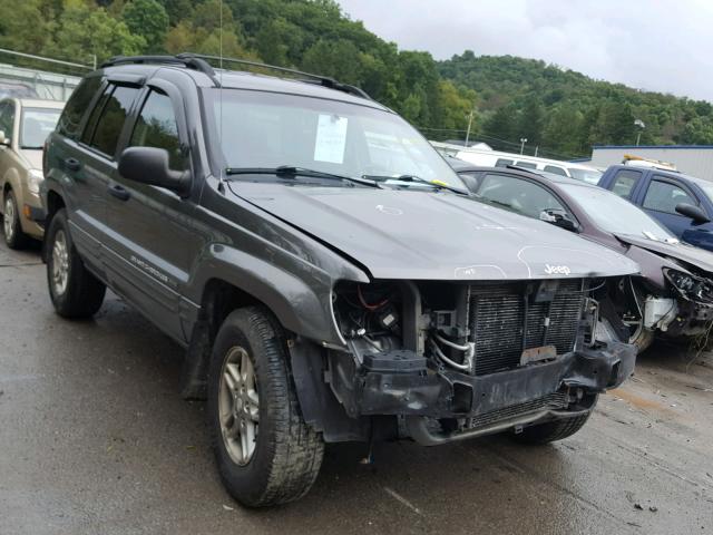 1J4GW48S24C164858 - 2004 JEEP GRAND CHER GRAY photo 1