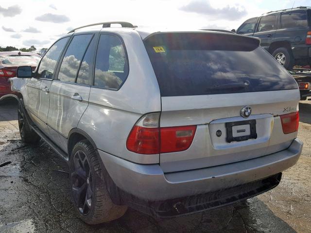 WBAFA53511LM75858 - 2001 BMW X5 3.0I SILVER photo 3