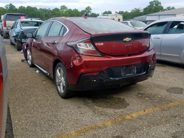 1G1RA6S51HU135307 - 2017 CHEVROLET VOLT LT RED photo 3