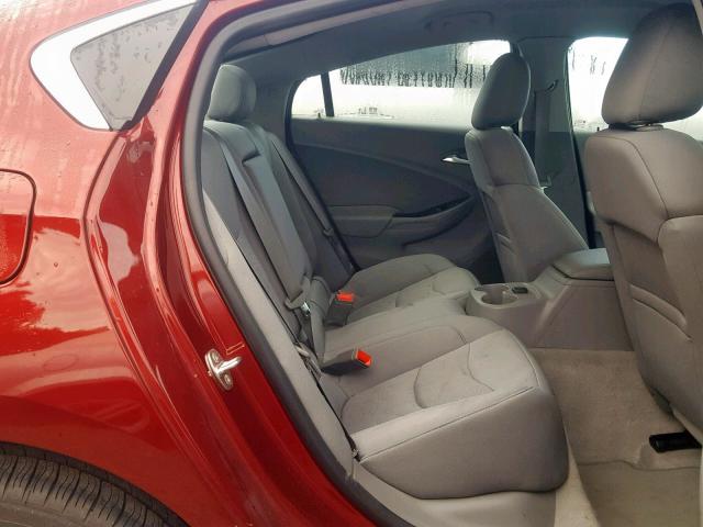 1G1RA6S51HU135307 - 2017 CHEVROLET VOLT LT RED photo 6